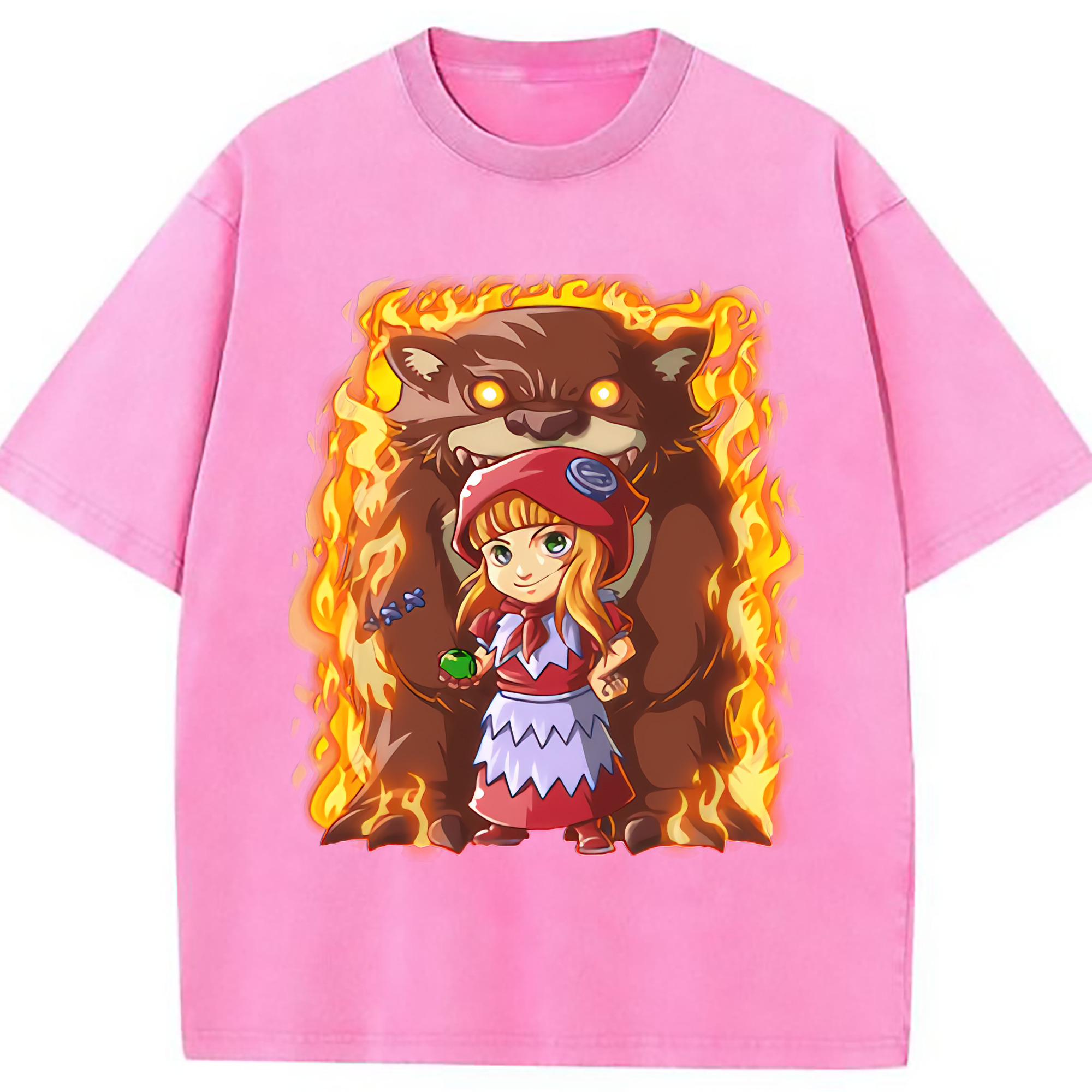 （画像用） リーグ・オブ・レジェンド League of Legends LOL 綿100% ヴィンテージ風 半袖Tシャツ（フロントプリント）